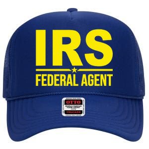 Irs Federal Agent Uniform Costume High Crown Mesh Back Trucker Hat