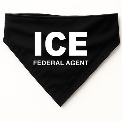 Ice Federal Agent Halloween Costume Police Immigration USA-Made Doggie Bandana