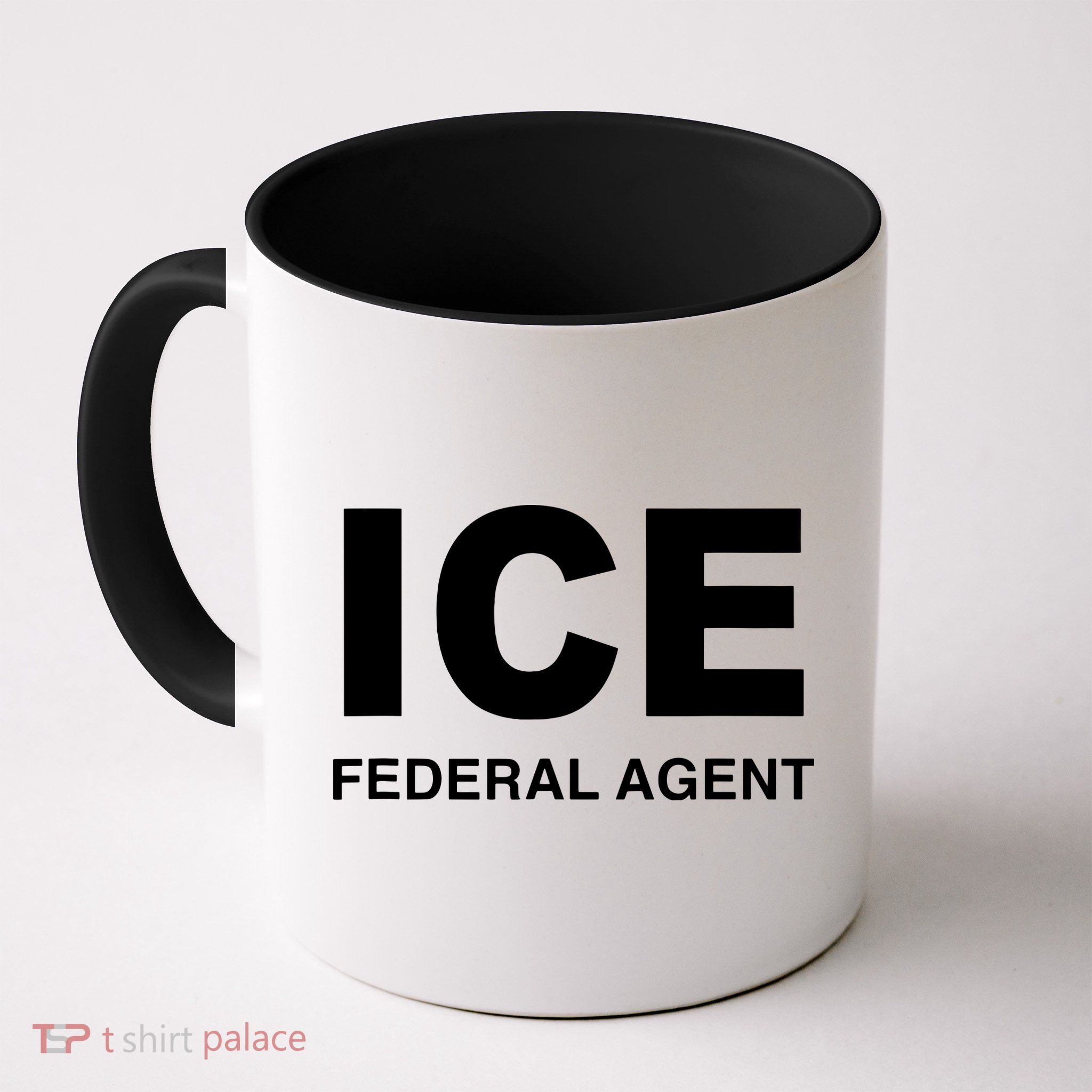 Ice Federal Agent Halloween Costume Police Immigration Mug