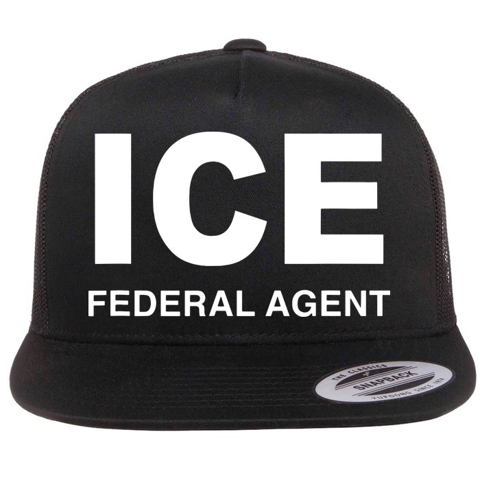 Ice Federal Agent Halloween Costume Police Immigration Flatbill Hat