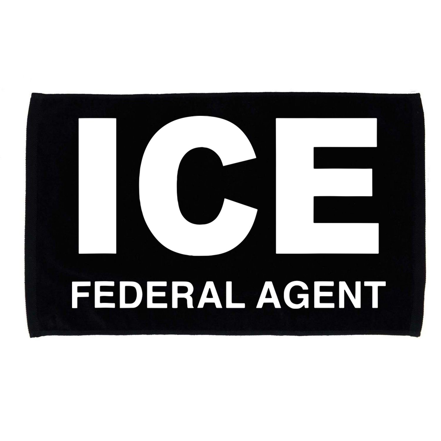 Ice Federal Agent Halloween Costume Police Immigration Microfiber Hand Towel