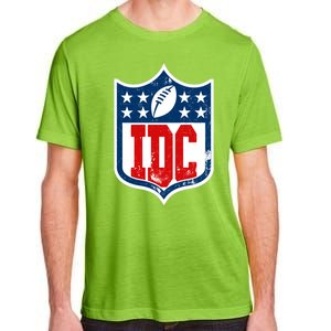 Idc Funny Anti Football I Dont Care Adult ChromaSoft Performance T-Shirt