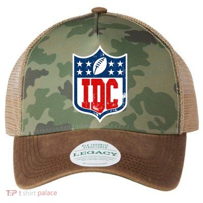 Idc Funny Anti Football I Dont Care Legacy Tie Dye Trucker Hat