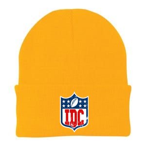 Idc Funny Anti Football I Dont Care Knit Cap Winter Beanie