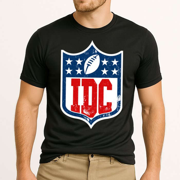 Idc Funny Anti Football I Dont Care Cooling Performance Crew T-Shirt