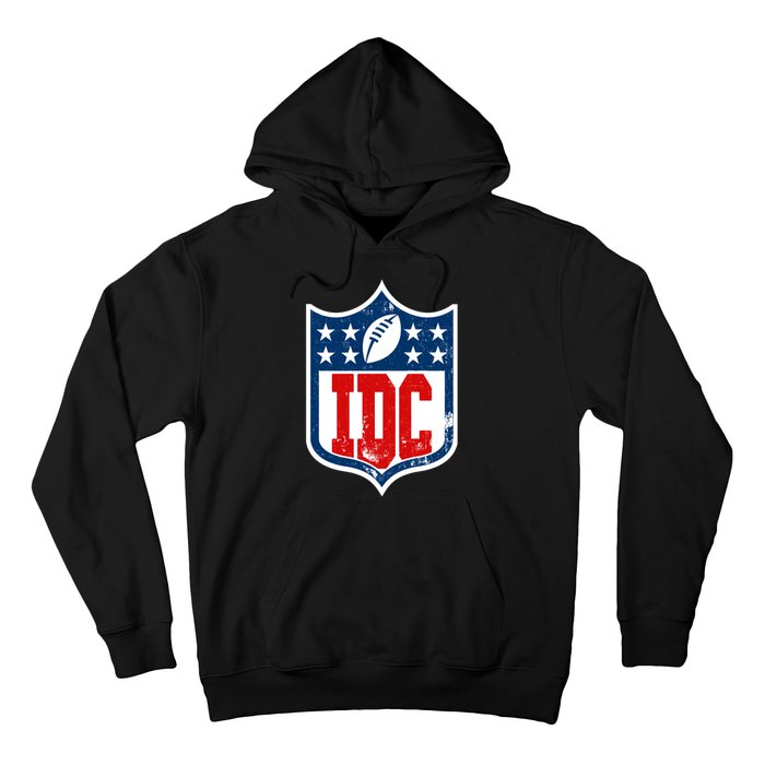 Idc Funny Anti Football I Dont Care Hoodie