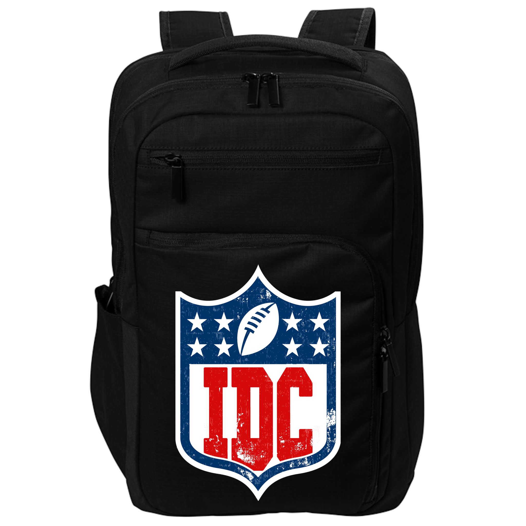 Idc Funny Anti Football I Dont Care Impact Tech Backpack