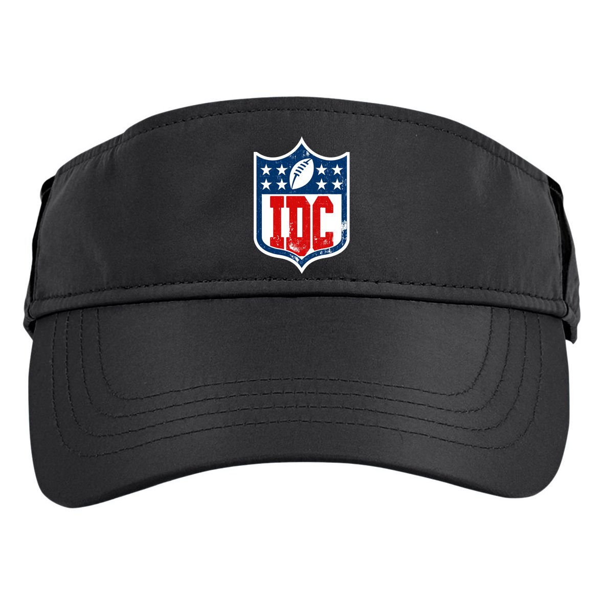 Idc Funny Anti Football I Dont Care Adult Drive Performance Visor