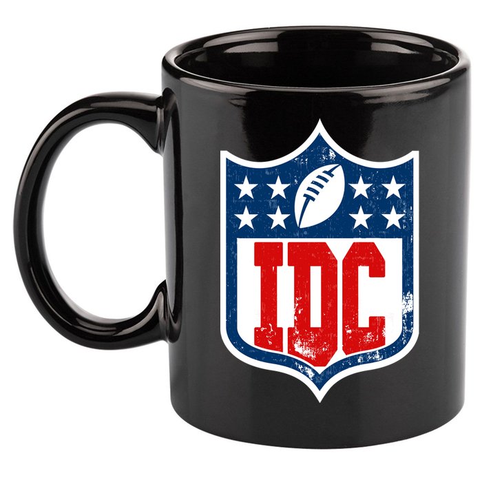 Idc Funny Anti Football I Dont Care 11oz C Handle Ceramic Mug