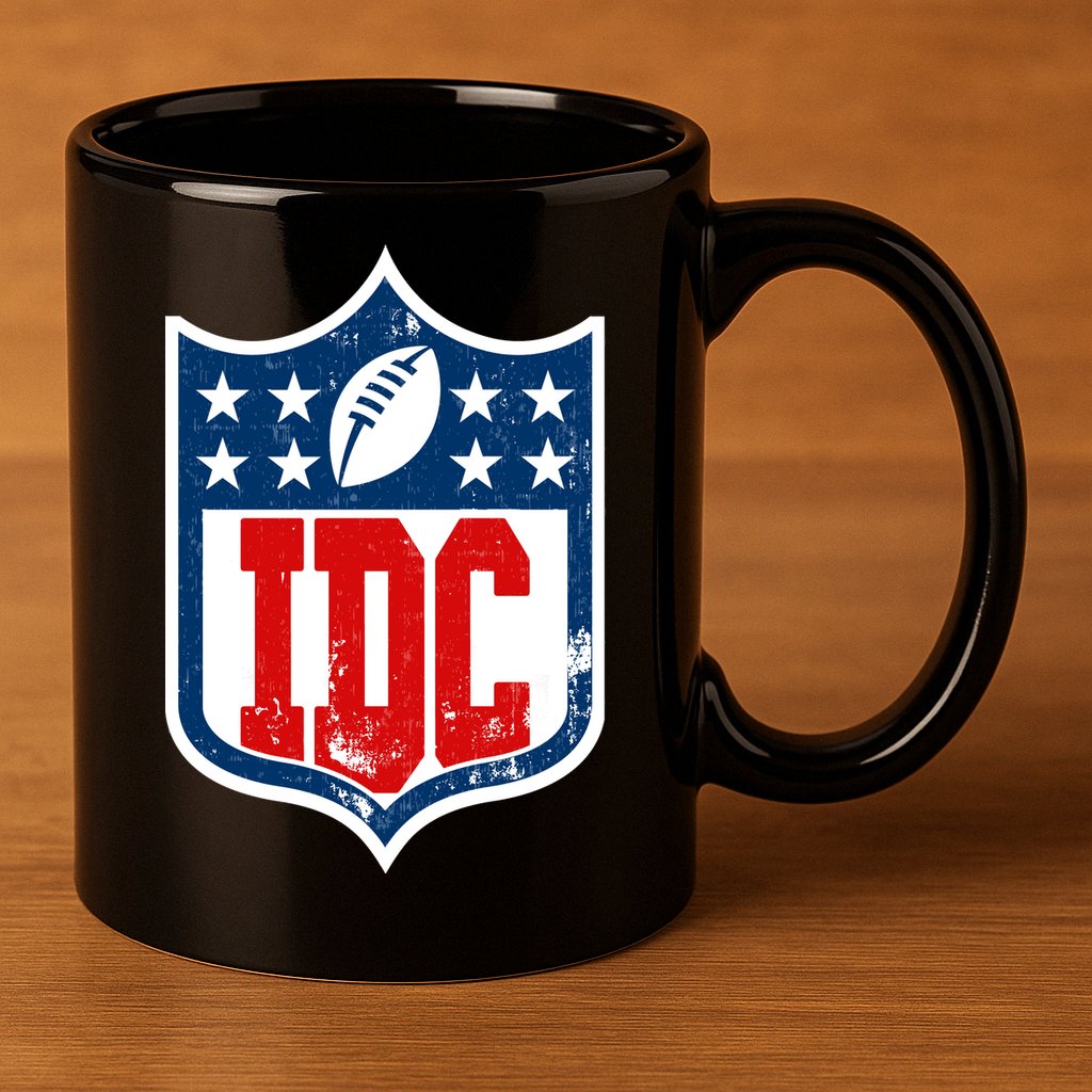 Idc Funny Anti Football I Dont Care 11oz C Handle Ceramic Mug