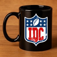 Idc Funny Anti Football I Dont Care 11oz C Handle Ceramic Mug