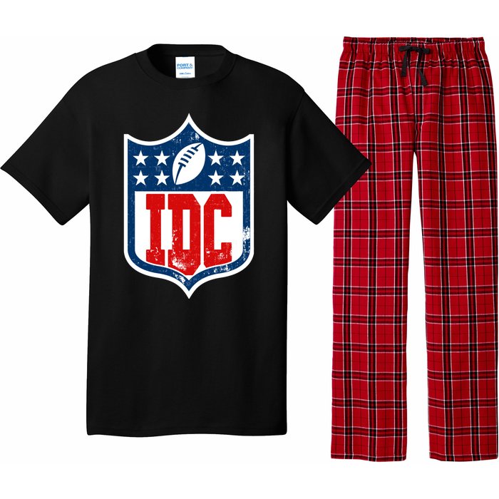 Idc Funny Anti Football I Dont Care Pajama Set