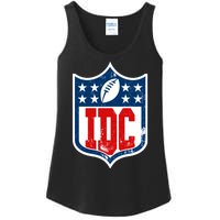 Idc Funny Anti Football I Dont Care Ladies Essential Tank