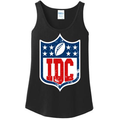 Idc Funny Anti Football I Dont Care Ladies Essential Tank