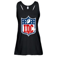 Idc Funny Anti Football I Dont Care Ladies Essential Flowy Tank