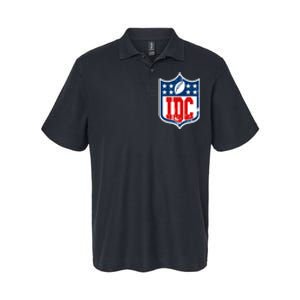 Idc Funny Anti Football I Dont Care Softstyle Adult Sport Polo