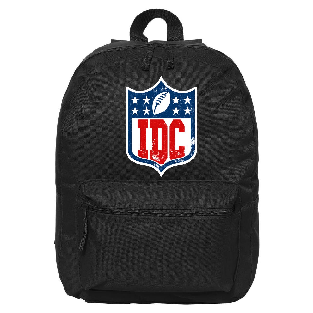 Idc Funny Anti Football I Dont Care 16 in Basic Backpack