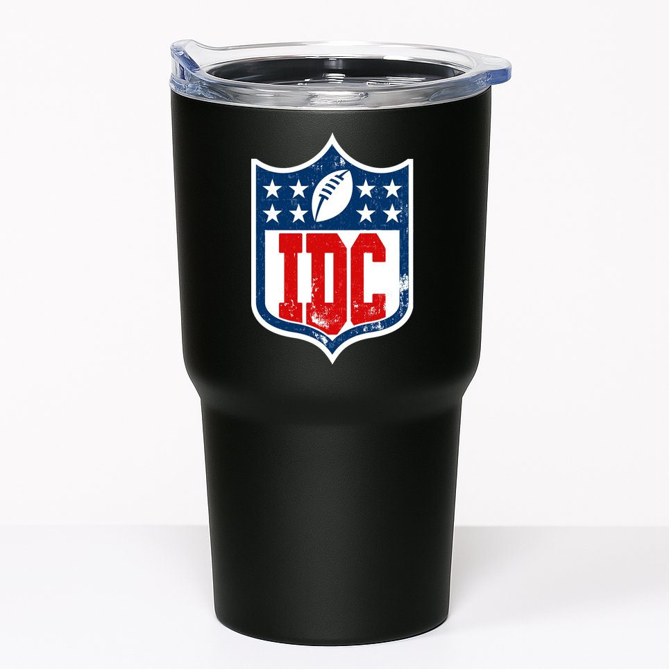 Idc Funny Anti Football I Dont Care Tumbler