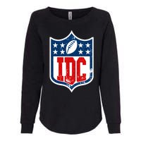 Idc Funny Anti Football I Dont Care Womens California Wash Sweatshirt