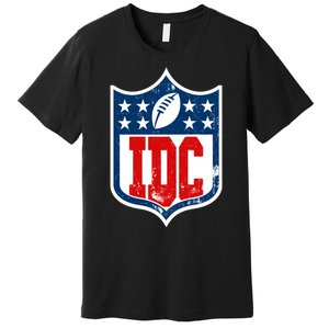 Idc Funny Anti Football I Dont Care Premium T-Shirt