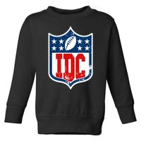 Idc Funny Anti Football I Dont Care Toddler Sweatshirt