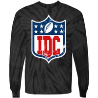 Idc Funny Anti Football I Dont Care Tie-Dye Long Sleeve Shirt