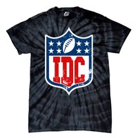 Idc Funny Anti Football I Dont Care Tie-Dye T-Shirt