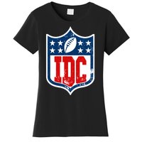 Idc Funny Anti Football I Dont Care Women's T-Shirt