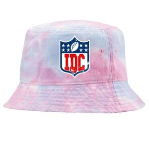 Idc Funny Anti Football I Dont Care Tie-Dyed Bucket Hat