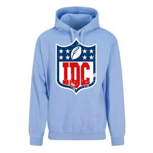 Idc Funny Anti Football I Dont Care Unisex Surf Hoodie