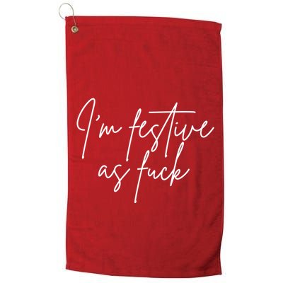 I'm Festive AF Golf Towel