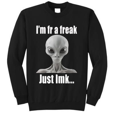 IM Fr A Freak Just Lmk Sweatshirt