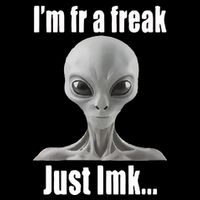 IM Fr A Freak Just Lmk V-Neck T-Shirt