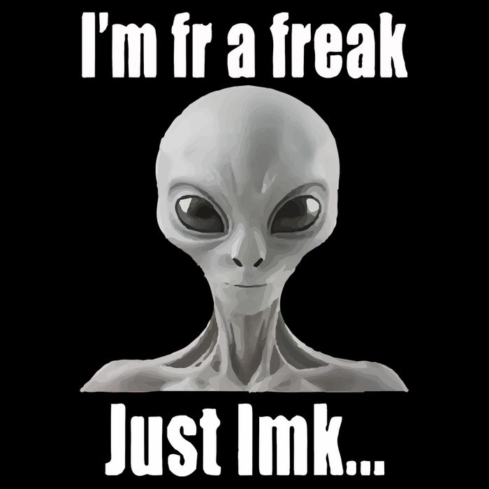 IM Fr A Freak Just Lmk V-Neck T-Shirt