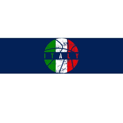 Italy Flag Basketball Italian Team Fan Lover Bumper Sticker