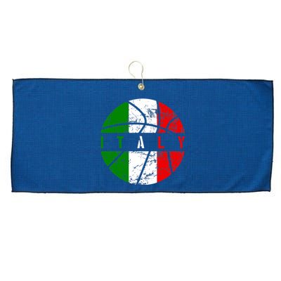 Italy Flag Basketball Italian Team Fan Lover Large Microfiber Waffle Golf Towel