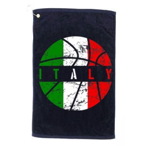 Italy Flag Basketball Italian Team Fan Lover Platinum Collection Golf Towel