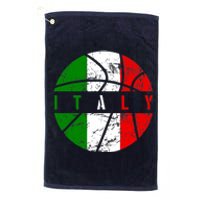 Italy Flag Basketball Italian Team Fan Lover Platinum Collection Golf Towel