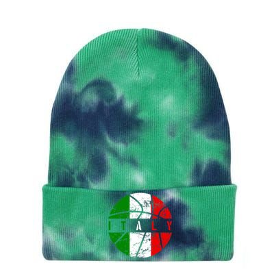 Italy Flag Basketball Italian Team Fan Lover Tie Dye 12in Knit Beanie