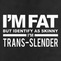 IM Fat But Identify As Skinny IM Transslender Cool Comfort Performance Bucket Hat