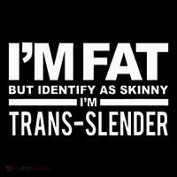 IM Fat But Identify As Skinny IM Transslender Wool Snapback Cap