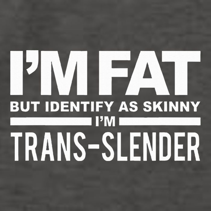 IM Fat But Identify As Skinny IM Transslender Vector Backpack