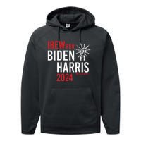 Ibew For Biden Harris 2024 Performance Fleece Hoodie