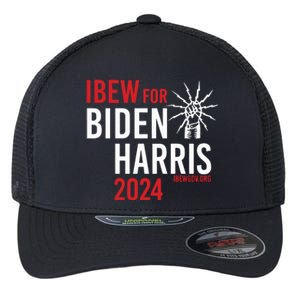 Ibew For Biden Harris 2024 Flexfit Unipanel Trucker Cap