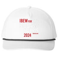 Ibew For Biden Harris 2024 Snapback Five-Panel Rope Hat