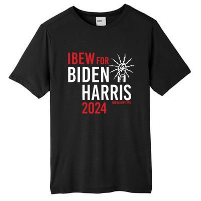 Ibew For Biden Harris 2024 Tall Fusion ChromaSoft Performance T-Shirt