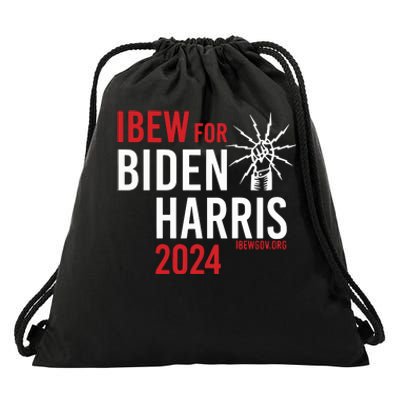 Ibew For Biden Harris 2024 Drawstring Bag