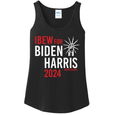 Ibew For Biden Harris 2024 Ladies Essential Tank