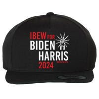 Ibew For Biden Harris 2024 Wool Snapback Cap