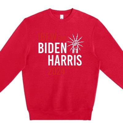 Ibew For Biden Harris 2024 Premium Crewneck Sweatshirt